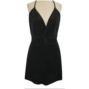 Zara velvet mini dress